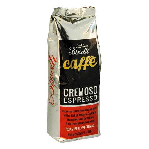 Кофе Mastro Binelli Сremoso Espresso в зёрнах 500 г в Слата