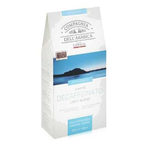 Кофе молотый Dell'Arabica Puro Arabica Decaffeinato в Слата