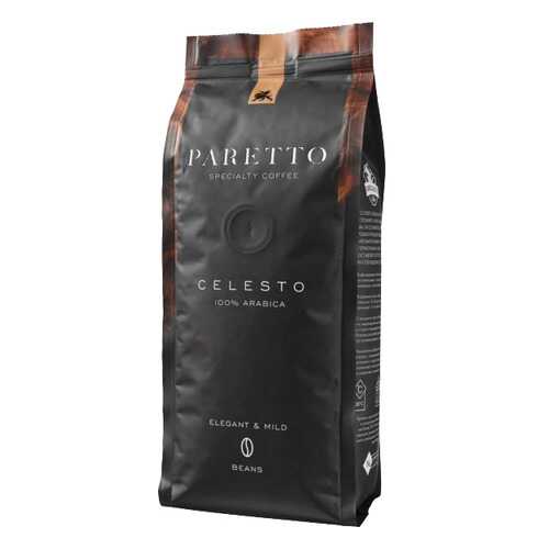 Кофе Paretto celesto натуральный свежеобжаренный в зернах 1 кг в Слата