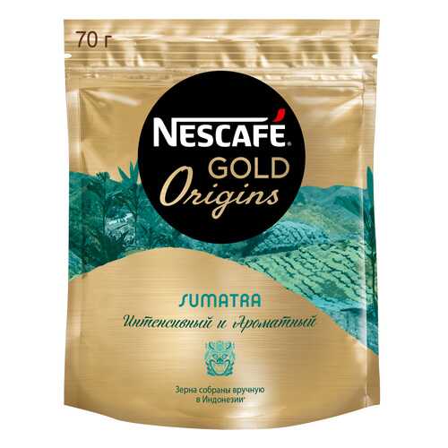 Кофе растворимый Nescafe gold origins Sumatra пакет 70 г в Слата