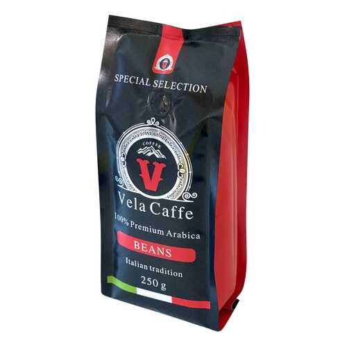 Кофе в зернах Vela Caffe 100% Арабика Премиум 250гр светлая обжарка в Слата