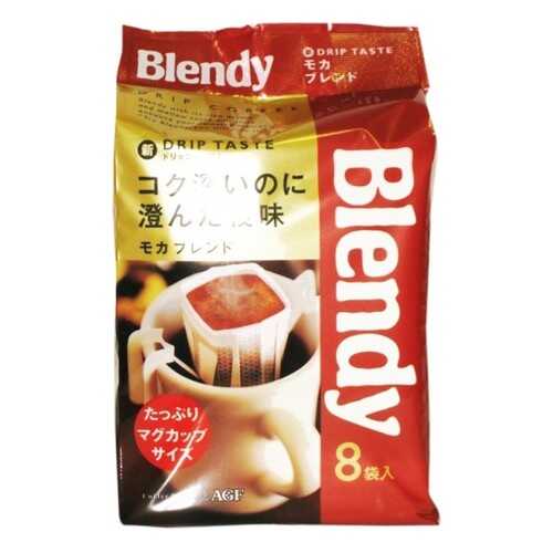 Кофе японский AGF Blendy Mocha молотый дрип-пакеты 8 штук 56 г в Слата
