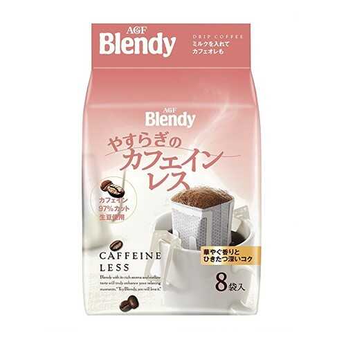 Кофе японский AGF Blendy с пониженным содержанием кофеина молотый 8 штук 56 г в Слата