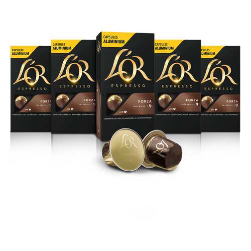 Набор кофе в капсулах L’OR Espresso Forza 10 упаковок в Слата