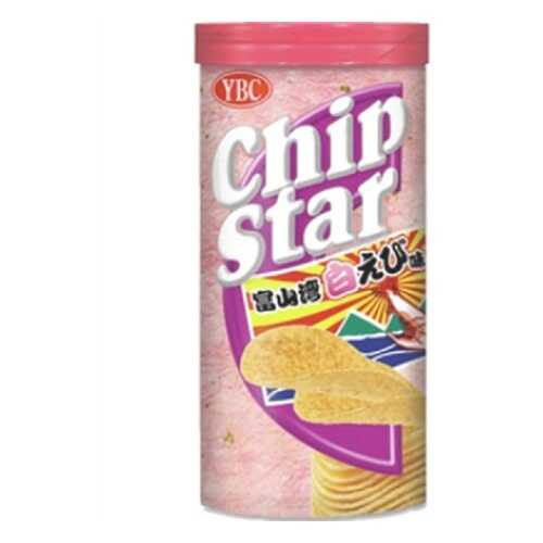 ЧЧИПСЫ Chip Star Картофельные чипсы со вкусом СЛИВОЧНОЙ КРЕВЕТКИ 50г, туба,Япония в Слата