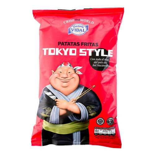 Чипсы картофельные Vicente Vidal Tokyo Style терияки 120 г в Слата