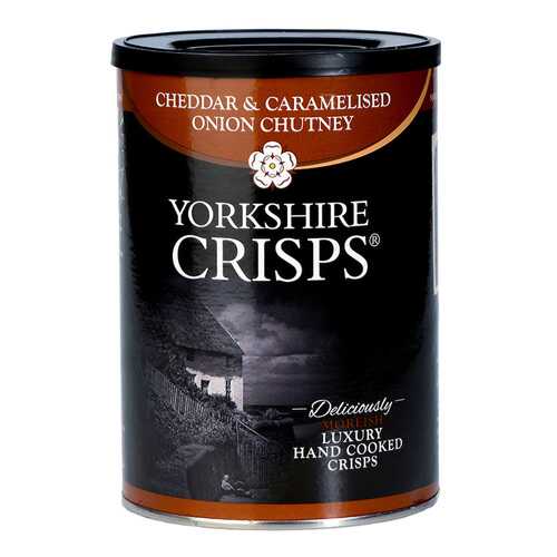Чипсы картофельные Yorkshire Crisps с сыром чеддер и карамелизированным луком 100 г в Слата