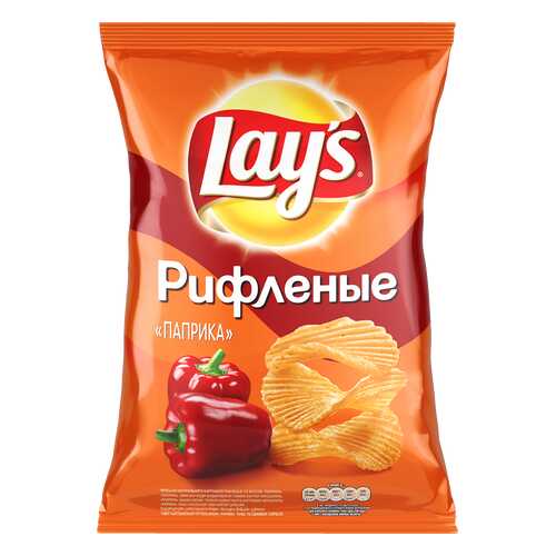 Чипсы Лейз из натурального картофеля паприка 150 г в Слата
