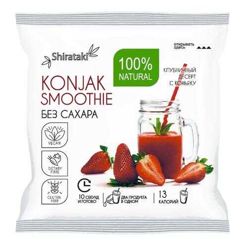 Десерт без сахара Konjak Smoothie клубничный 20 шт по 15 г в Слата