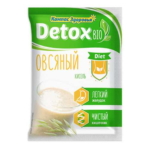 Кисель detox bio Diet Овсяный Компас здоровья 25 г в Слата