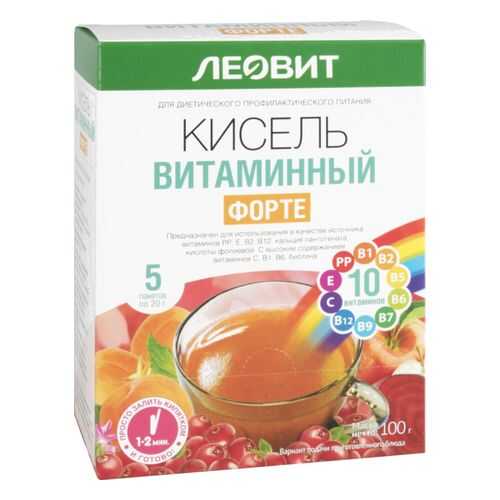Кисель Леовит витаминный форте 100 г в Слата