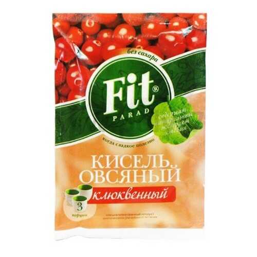 Кисель овсяный Fit Parad клюквенный 50 г в Слата