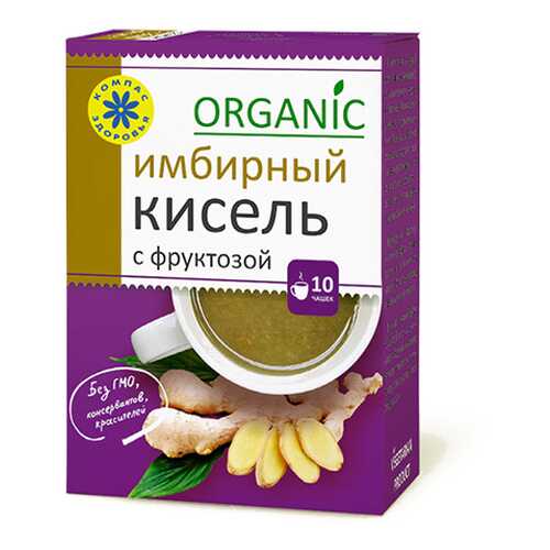 Кисель с фруктозой Имбирный Компас здоровья 150 г в Слата