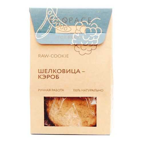 Печенье RAW Cookie For Brain шелковица-кэроб 55 г в Слата
