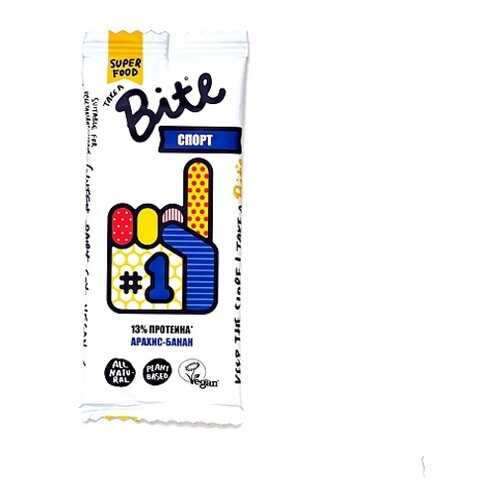 Батончик Bite фруктово-ореховый спорт арахис-банан 45 г в Слата