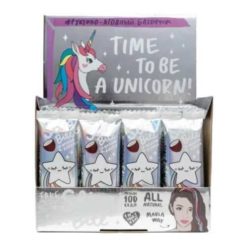 Батончик Фруктово-ягодный Bite Slim Unicorn Кокос 30 штук по 30 гр в Слата
