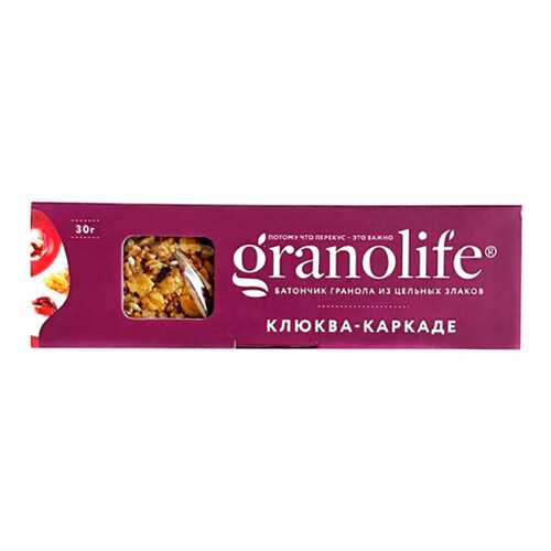 Батончик-гранола Granolife клюква-каркаде в Слата