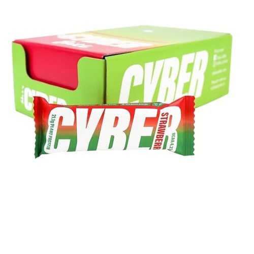 Батончик высокобелковый Cyber Bite со вкусом клубники 20 штук по 60 гр в Слата