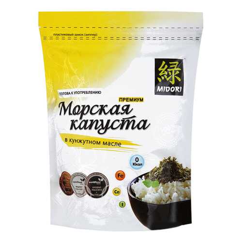 Морская капуста нори Midori в кунжутном масле 80 г в Слата
