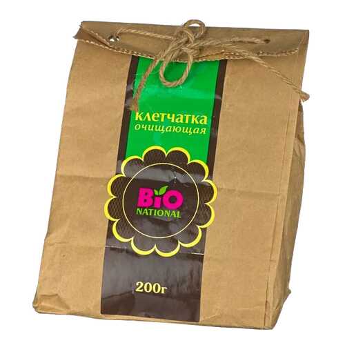 Клетчатка Bio National очищающая в эко-упаковке 200 г в Слата