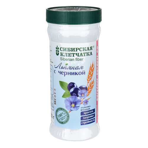 Клетчатка льняная Сибирская клетчатка с черникой 280 г в Слата