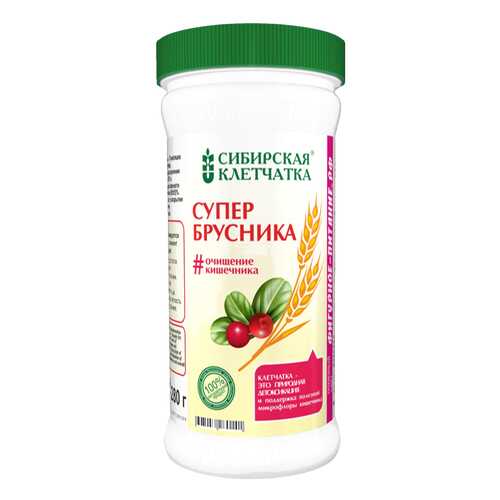Клетчатка Сибирская супербрусника 280 г в Слата