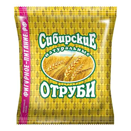 Отруби Сибирская Клетчатка пшеничные натуральные 200 г в Слата