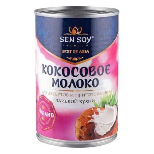 Кокосовое молоко Sen Soy premium 5-7% 400 г в Слата
