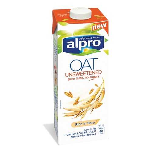 Напиток овсяный Alpro без сахара обогащенный кальцием и витаминами 1л Бельгия в Слата