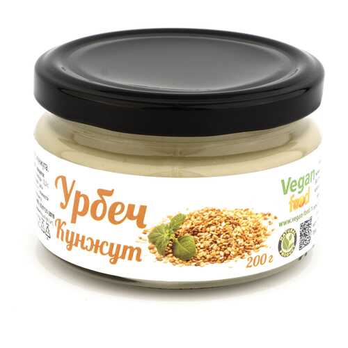 Урбеч Vegan-food из семян белого кунжута 200 г в Слата