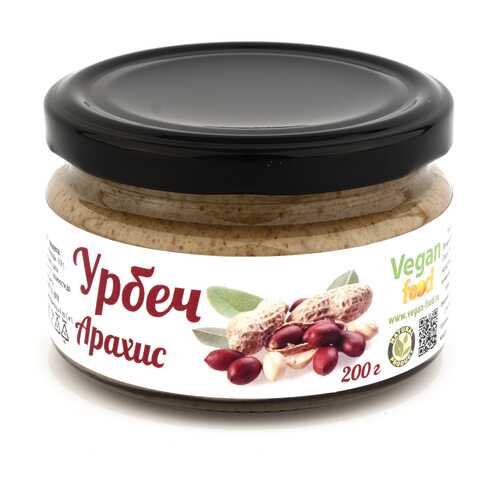 Урбеч Vegan-food из ядер арахиса 200 г в Слата