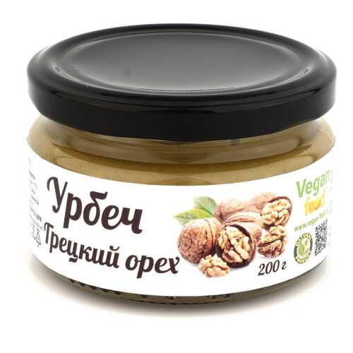 Урбеч Vegan-food из ядер грецкого ореха 200 г в Слата