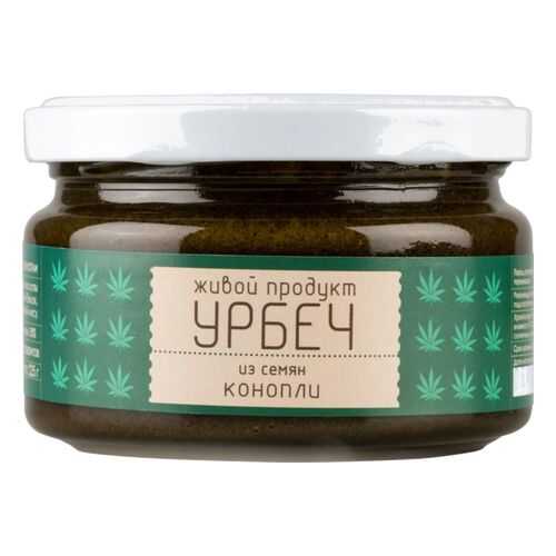 Урбеч Живой продукт из семян конопли 225 г в Слата