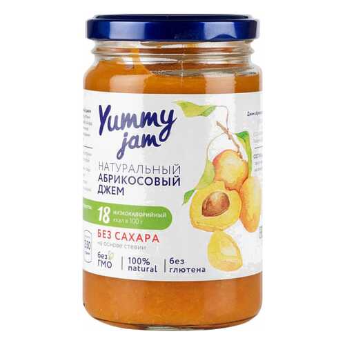 Джем абрикосовый Yummy jam без сахара 350 г в Слата