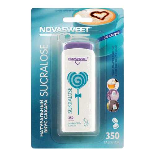 Подсластитель Novasweet sucralose 350 таблеток 150 г в Слата