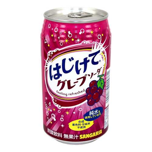 Напиток Sangaria grape со со вкусом винограда жестяная банка 0.35 л в Слата