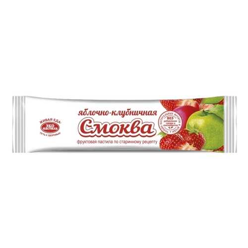 Пастила Смоква фруктовая яблочно-клубничная 30 г в Слата