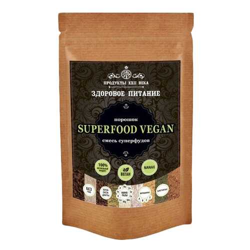 Смесь суперфудов Продукты XXII века Nanax Superfood Vegan порошок 200 г в Слата