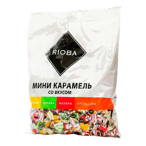 Карамель Rioba леденцовая мини ассорти 500 г в Слата