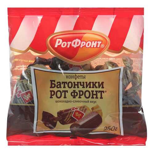 Конфеты Рот Фронт батончики шоколадно-сливочный вкус 250 г в Слата