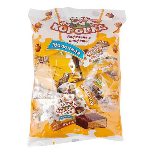 Конфеты Рот Фронт коровка молочная вафельные 250 г в Слата