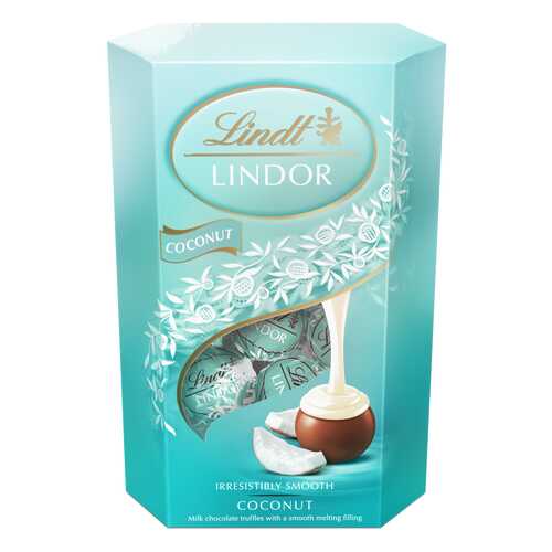 Набор конфет Lindt lindor молочный шоколад c кокосом 200 г в Слата