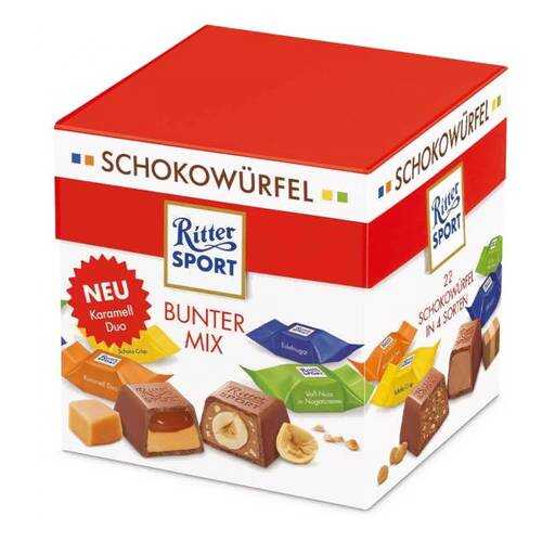 Набор конфет Ritter Sport Schokowurfel Микс 176г в Слата