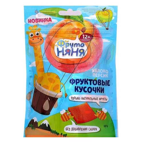 Фруктовые кусочки ФрутоНяня из яблок и персиков в Слата