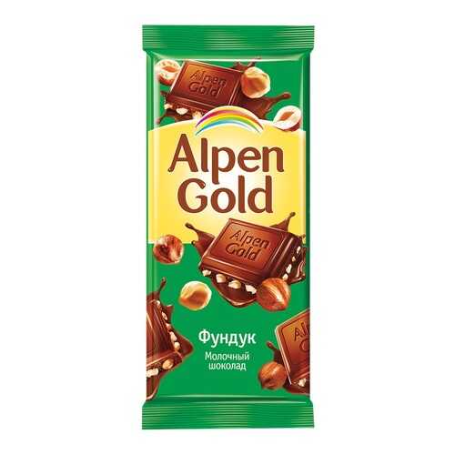 Шоколад ALPEN GOLD молочный с фундуком 90г*5 шт в Слата