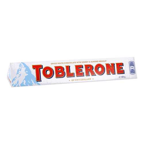 Шоколад белый Toblerone с медом и миндальной нугой 100 г в Слата