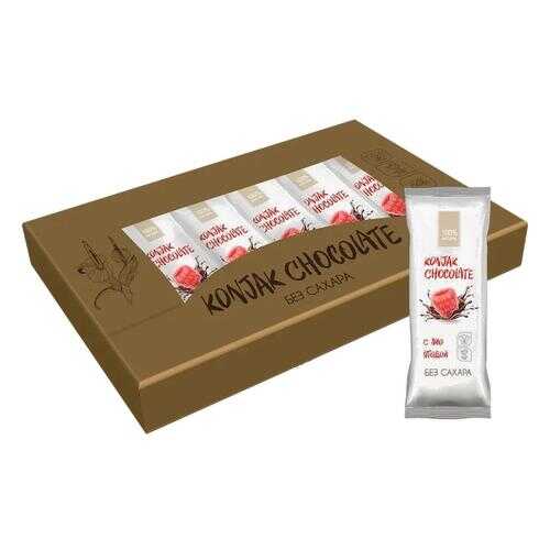 Шоколад без сахара KONJAK CHOCOLATE Малиновый, кор. 10 шт. в Слата