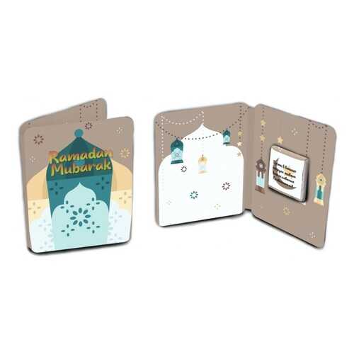 Шоколад Chokocat Ramadan Mubarak, молочный, мини-открытка, 5 гр в Слата