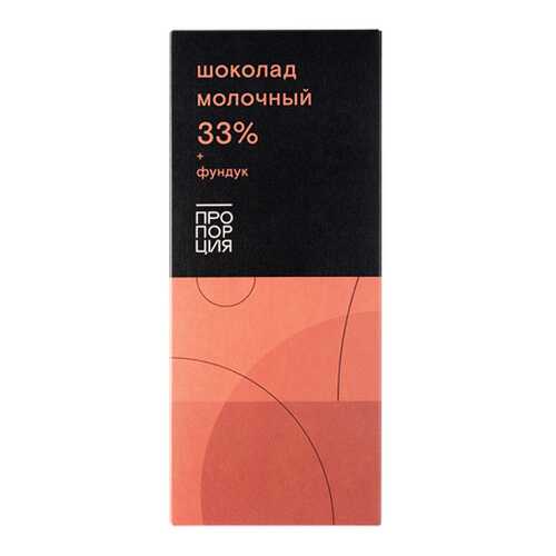 Шоколад молочный с фундуком Пропорция 75 г в Слата