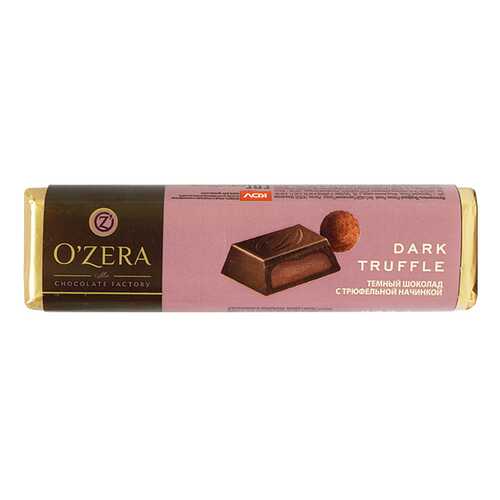 Шоколад темный O'Zera dark truffle с трюфельной начинкой 47 г в Слата